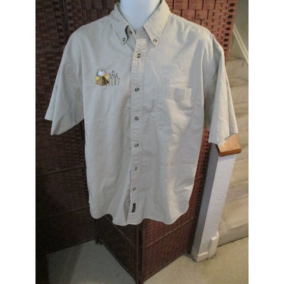 Port Authority Other - Mens A Tale In The Desert Video Game Button Up Shirt Size XL Promo